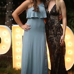 Lulu’s Purpose Blue one shoulder Dress